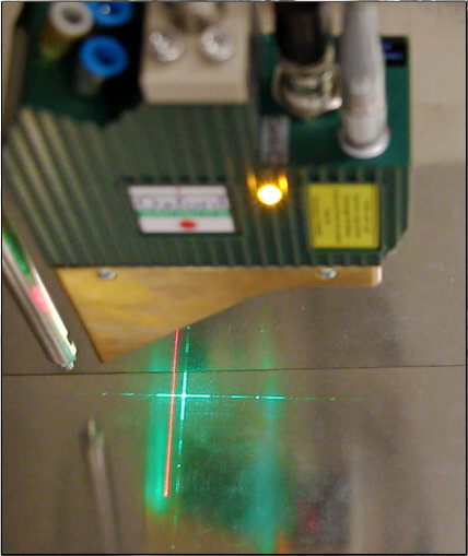 Oxford Sensors OSL Laser Tracking Sensor with integrated Green Laser cross